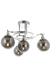 Opviq AV-1761-4K Lámpara de Araña Cromada